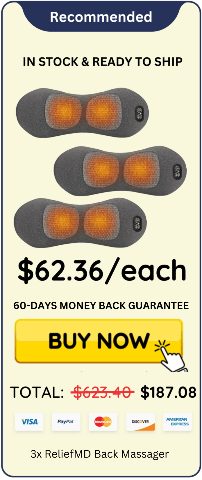 ReliefMD Back Massager offer price 